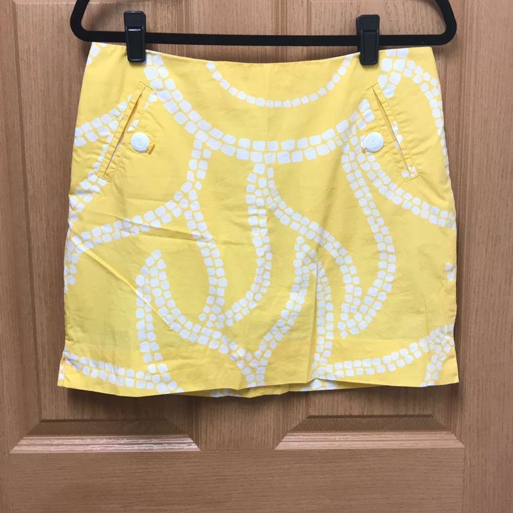 Lilly Pulitzer Yellow Skort